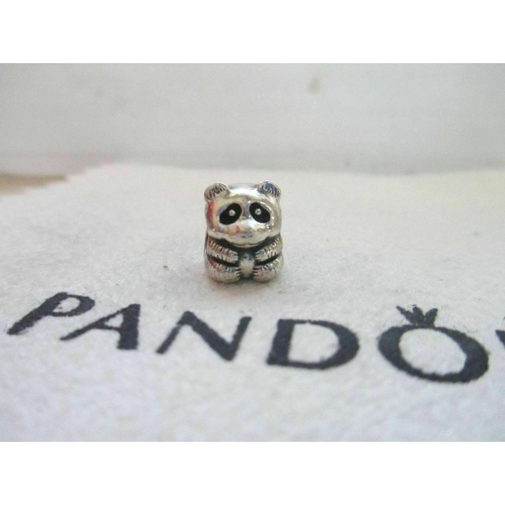 Pandora Sterling Silver Panda Bear Charm Bead